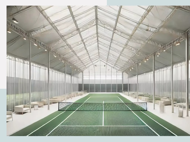 Строительство теннисных кортов в Можге