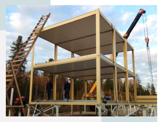 Строительство модульных здания Можга