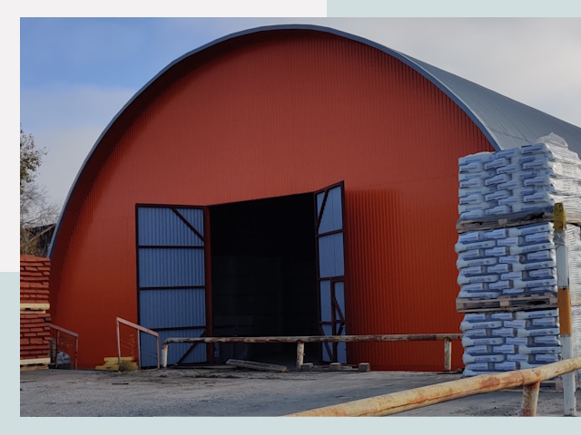 Полукруглые ангары по цене от 608 руб. в Можга