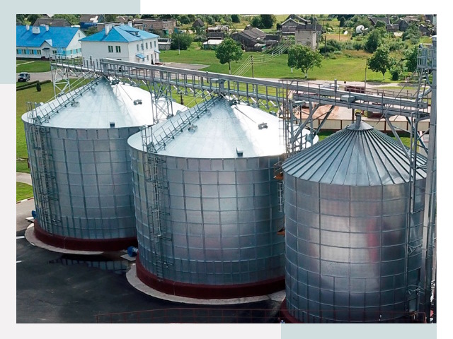 Металлические силосы в Можге