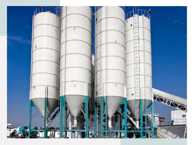 Строительство цементных силосов в Можге