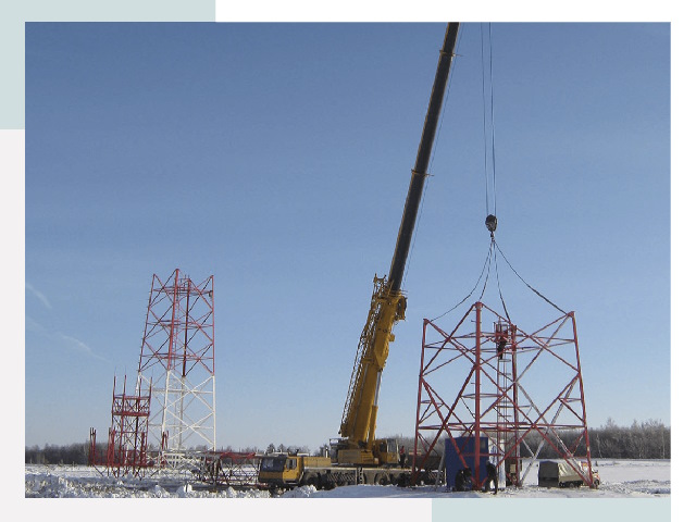 Монтаж вышек связи в Можге