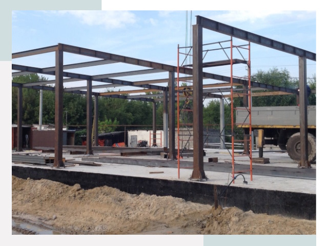 Фундамент для ангаров в Можге