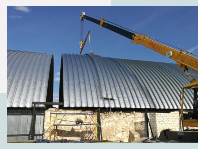 Реконструкция ангаров в Можге от 608 руб.