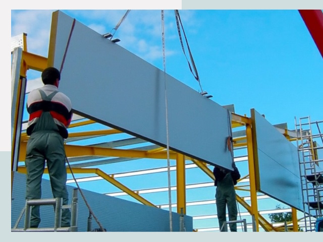 Монтаж сэндвич-панелей в Можге от 608 руб.