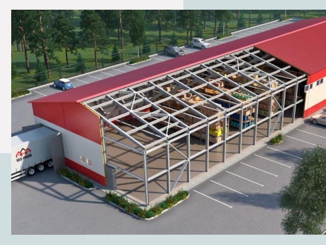 Проектирование ангаров в Можге от 608 руб.