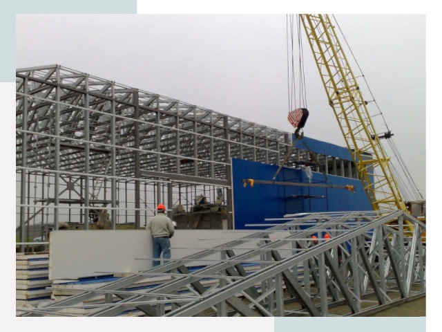 Монтаж ангаров в Можге