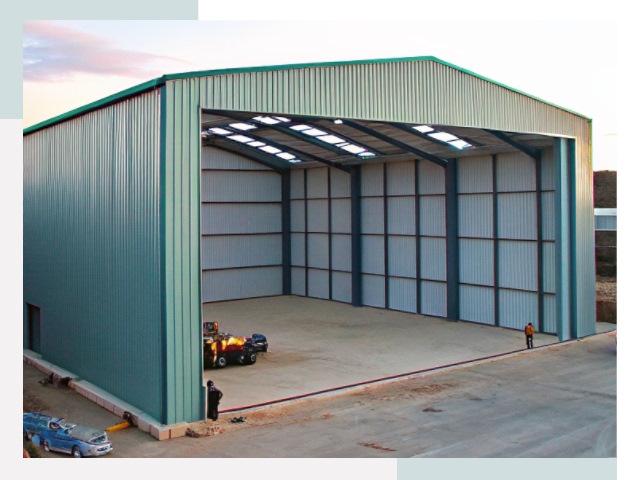 Строительство ангаров в Можге