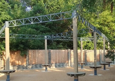 Терраса из металлоконструкций под ключ, проектирование, изготовление и монтаж от СтальСтрой-Мжг